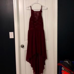 cute red homecoming dress!!